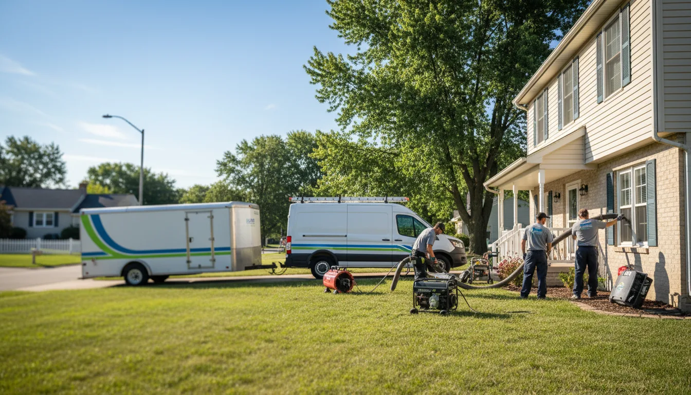 Flooded Basement Restoration And Cleanup With Repair in Forreston, IL near me